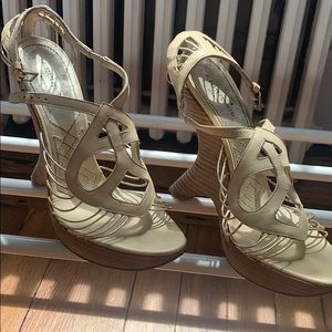 Alberta ferretti platform wedge platform sandal